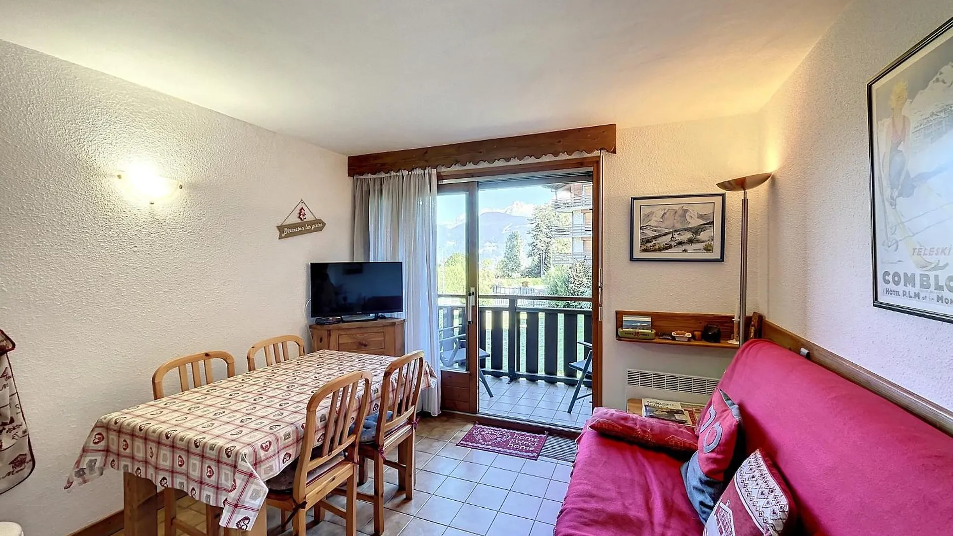Studio Cabine Proche Centre Combloux, 4 Pers, Balcon, Parking - Fr-1-560-53 0*, Combloux France